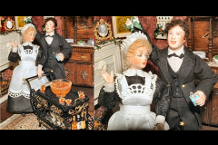 Lyonsworth Hall - Gorgeous Handmade Dolls by Carol B - Angelica and Geoffrey