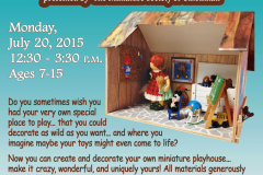 2015 Youth Workshop - Time for Toys Playhouse in Miniature