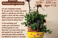 2016 Youth Workshop - Room to Grow Miniature Garden in a Pot